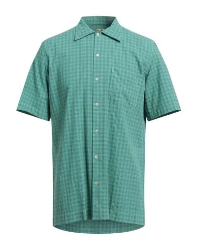 Massimo Alba Man Shirt Green Size M Cotton