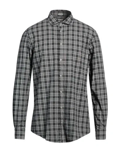 Massimo Alba Man Shirt Grey Size M Cotton