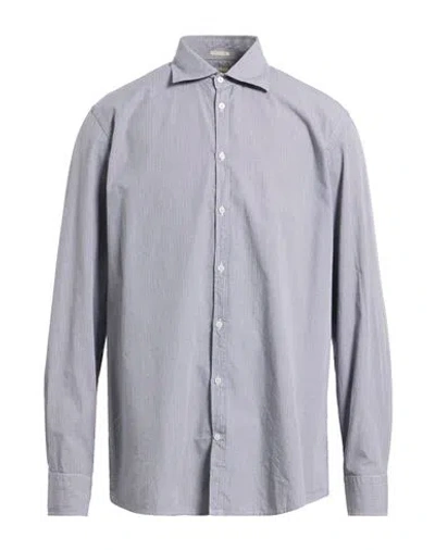 Massimo Alba Man Shirt Grey Size Xxl Cotton In Gray