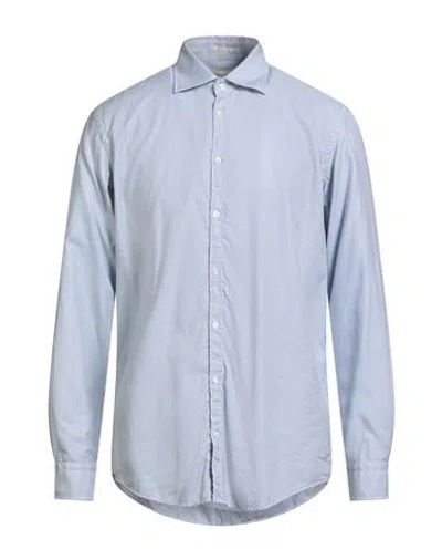 Massimo Alba Man Shirt Light Blue Size L Cotton