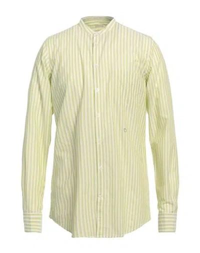 Massimo Alba Man Shirt Light Green Size M Cotton
