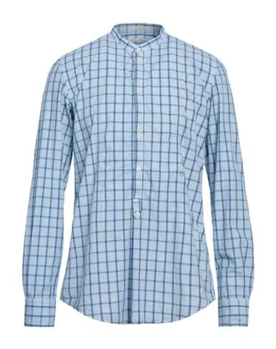Massimo Alba Man Shirt Sky Blue Size L Cotton