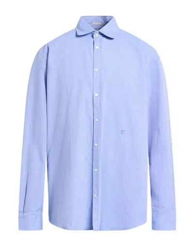 Massimo Alba Man Shirt Sky Blue Size Xl Cotton