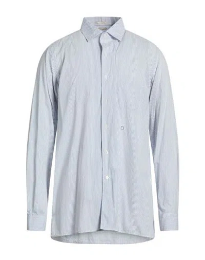 Massimo Alba Man Shirt Slate Blue Size Xl Cotton