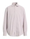 Massimo Alba Man Shirt Taupe Size Xl Cotton In Gray