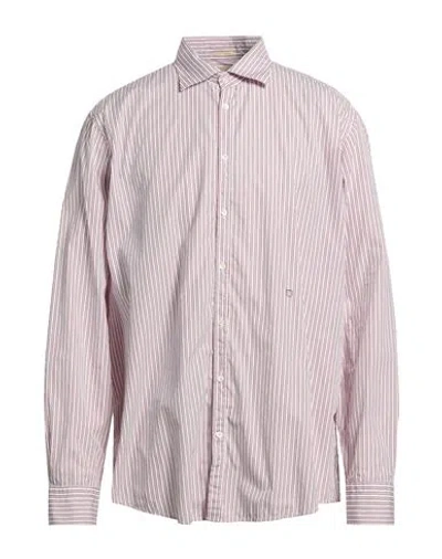 Massimo Alba Man Shirt White Size Xxl Cotton In Pattern