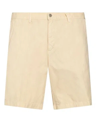 Massimo Alba Man Shorts & Bermuda Shorts Beige Size 36 Cotton, Linen In Gold