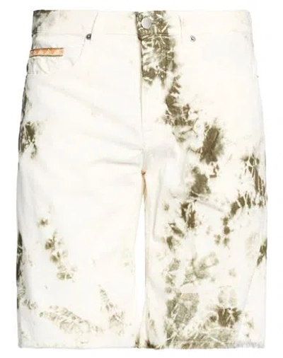 Massimo Alba Man Shorts & Bermuda Shorts Military Green Size 34 Cotton