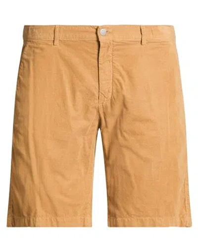 Massimo Alba Man Shorts & Bermuda Shorts Mustard Size 38 Cotton In Yellow