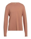 Massimo Alba Man Sweater Camel Size M Wool In Beige