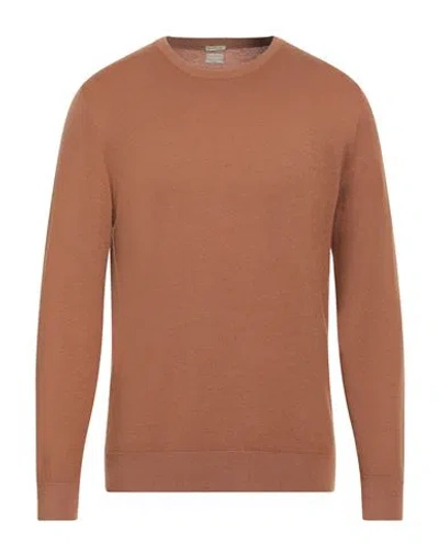 Massimo Alba Man Sweater Camel Size Xl Cashmere In Beige