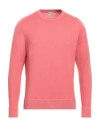 Massimo Alba Man Sweater Coral Size M Cashmere In Pink