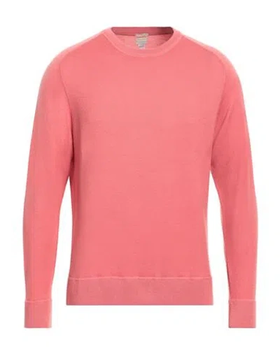 Massimo Alba Man Sweater Coral Size M Cashmere In Pink