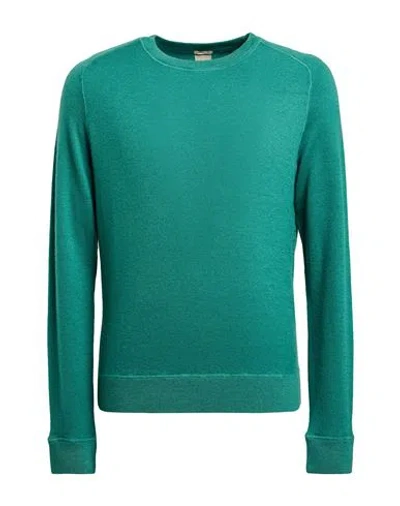Massimo Alba Man Sweater Emerald Green Size S Cashmere