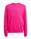 Massimo Alba Man Sweater Fuchsia Size Xl Cashmere In Pink