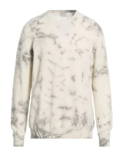 Massimo Alba Man Sweater Ivory Size Xs Cashmere In Gray