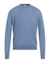 Massimo Alba Man Sweater Light Blue Size Xxl Cashmere