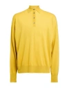 Massimo Alba Man Sweater Marigold Size S Cashmere In Yellow