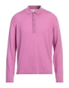 Massimo Alba Man Sweater Mauve Size Xl Cashmere In Purple