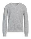 Massimo Alba Man Sweater Midnight Blue Size L Cotton In Gray
