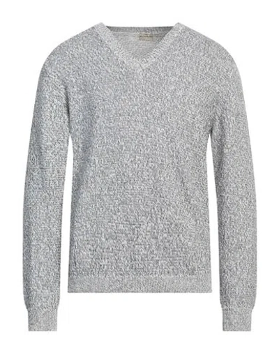Massimo Alba Man Sweater Midnight Blue Size L Cotton In Gray
