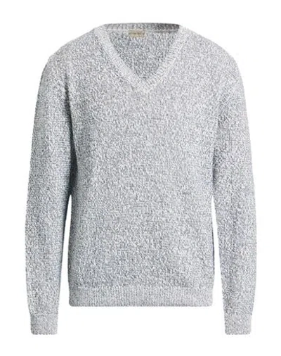 Massimo Alba Man Sweater Midnight Blue Size L Cotton In Gray