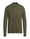 Massimo Alba Man Sweater Military Green Size M Cashmere