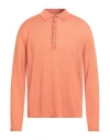 Massimo Alba Man Sweater Orange Size M Cashmere