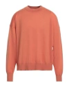 Massimo Alba Man Sweater Orange Size S Cashmere In Orange