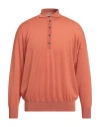 Massimo Alba Man Sweater Orange Size Xs Cashmere