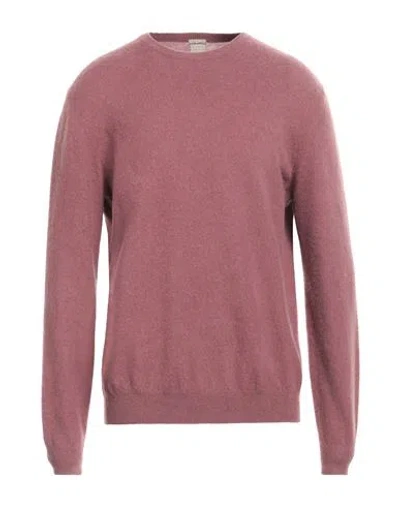 Massimo Alba Man Sweater Pastel Pink Size Xl Cashmere In Blue