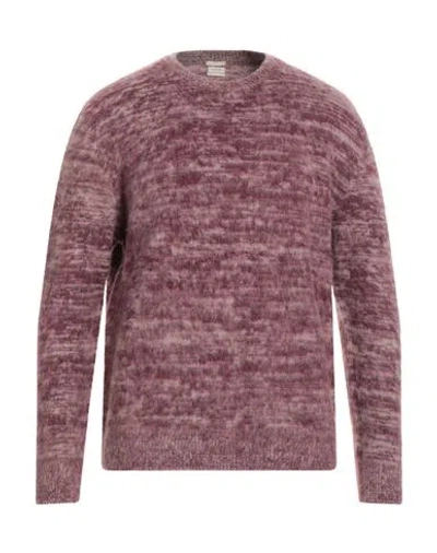 Massimo Alba Man Sweater Plum Size L Cashmere In Pink