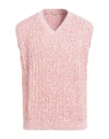 Massimo Alba Man Sweater Red Size Xl Cotton In Pink