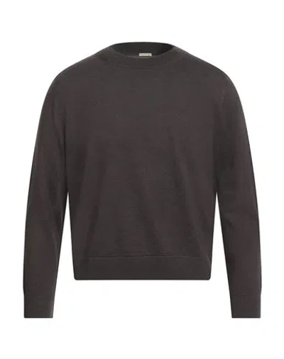 Massimo Alba Man Sweater Taupe Size L Virgin Wool In Black