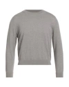 Massimo Alba Man Sweater Taupe Size L Virgin Wool In Gray