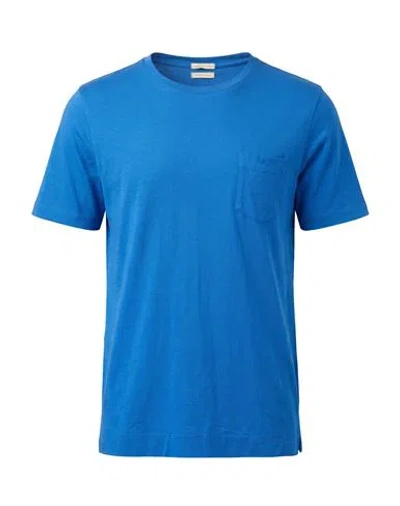 Massimo Alba Man T-shirt Azure Size M Cotton In Blue