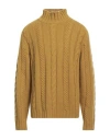 Massimo Alba Man Turtleneck Lime Green Size Xl Wool, Cashmere In Green
