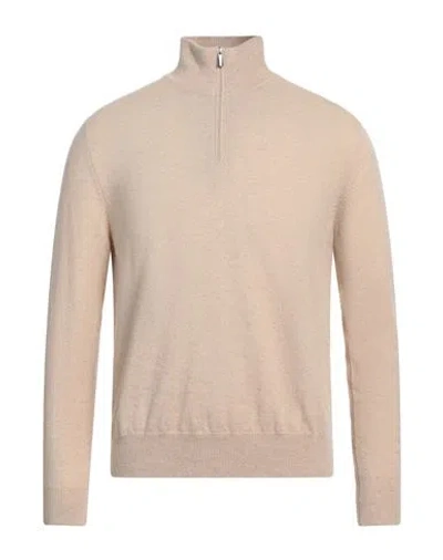 Massimo Alba Man Turtleneck Beige Size L Cashmere