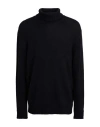 Massimo Alba Man Turtleneck Black Size Xxl Cashmere In Black