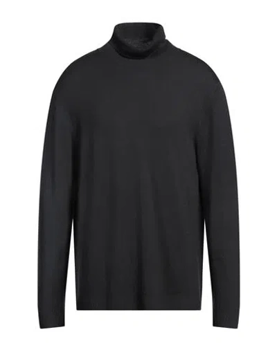 Massimo Alba Man Turtleneck Charcoal Size Xl Wool In Grey