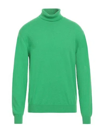 Massimo Alba Man Turtleneck Green Size Xl Cashmere