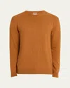 Massimo Alba Men's Ares Alpaca-blend Crewneck Sweater In Yellow