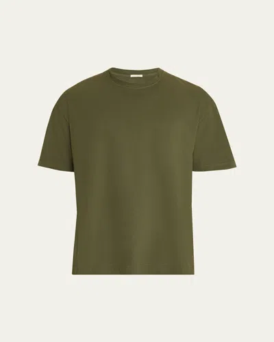 Massimo Alba Men's Brushed Garment Dyed T-shirt In Gray