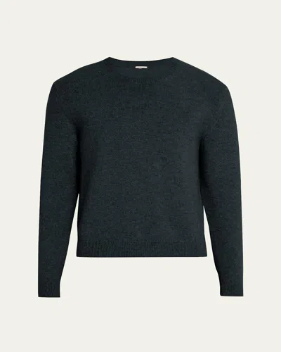 Massimo Alba Men's Cashmere Crewneck Sweater In Blue