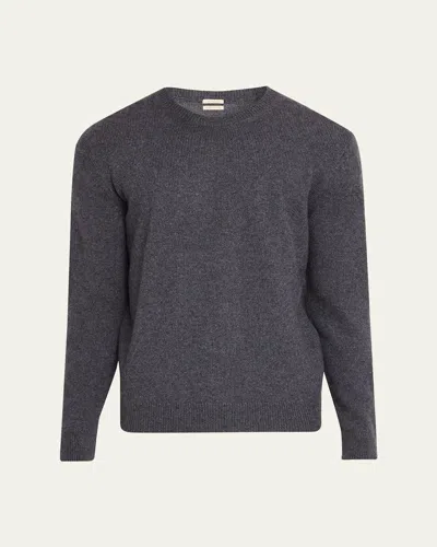 Massimo Alba Men's Cashmere Crewneck Sweater In Brown