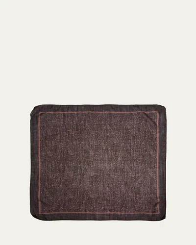 Massimo Alba Men's Cashmere-silk Paisley Handkerchief In Multi