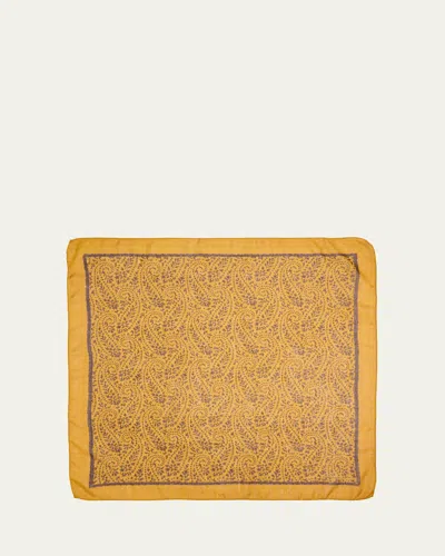Massimo Alba Men's Cashmere-silk Paisley Handkerchief In Multi