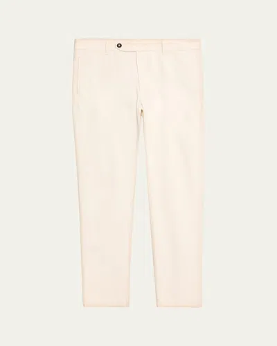 Massimo Alba Men's Comfort Cotton Stretch Trousers In Neutral