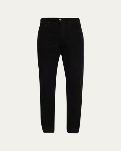 Massimo Alba Men's Corduroy 5-pocket Pants In Nero Lavato