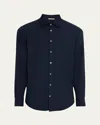 Massimo Alba Men's Genova Oxford Cotton Sport Shirt In Blue
